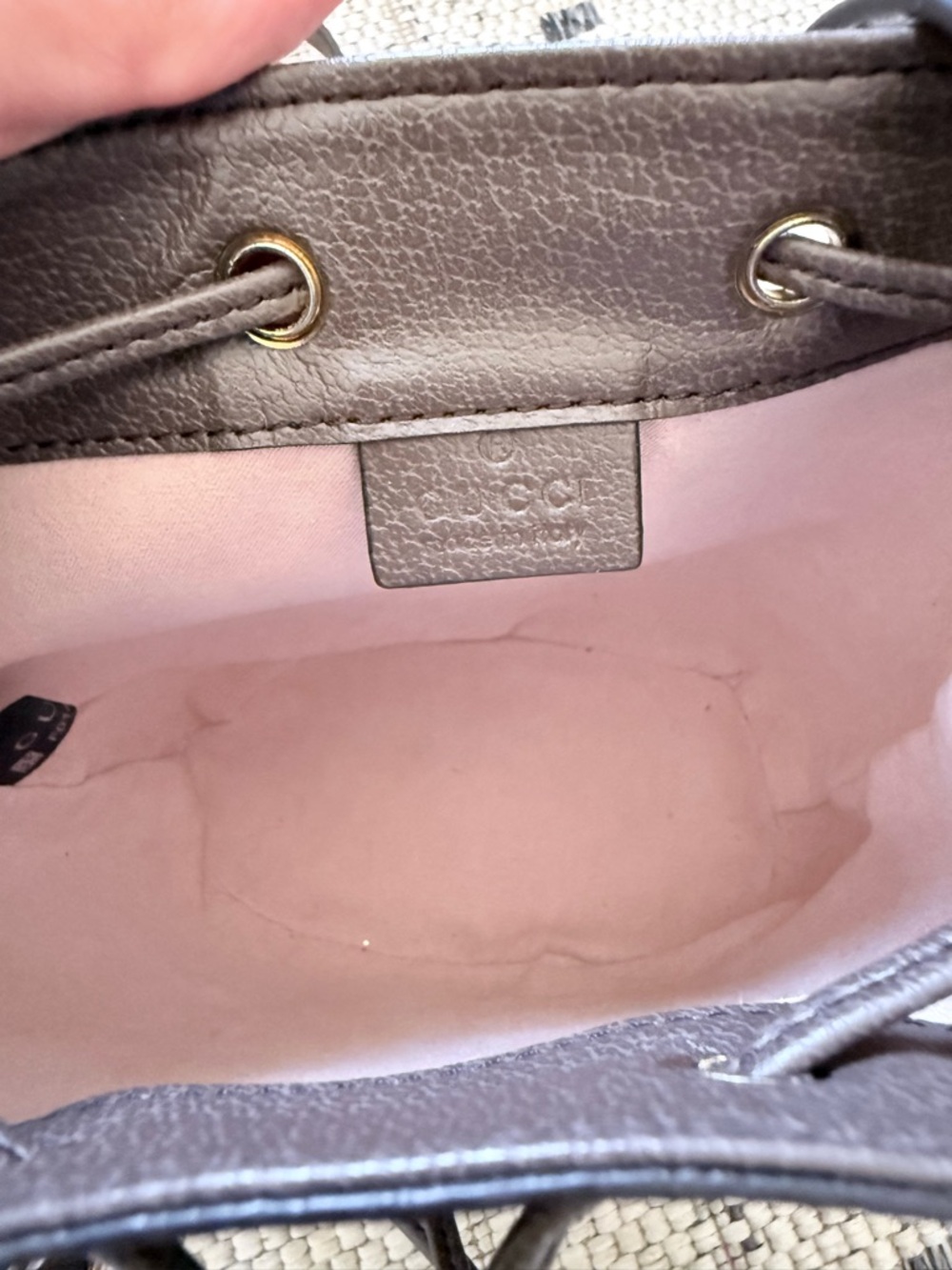 Reposhed - Gucci Ophidia GG Monogram Mini Bucket Bag - Picture 5 of 10